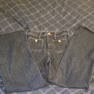 J. Crew Dark Denim Wide Leg Women's Salior Jeans